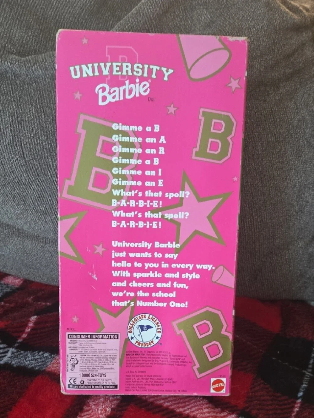 Barbie Orange & White Syracuse University Cheerleader Doll - Barbie Brand